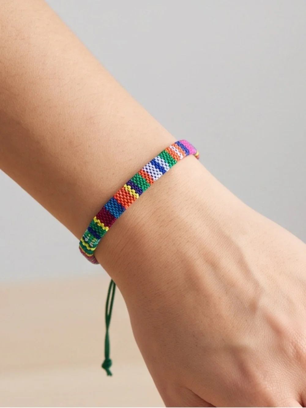 Handmade bright multicolor